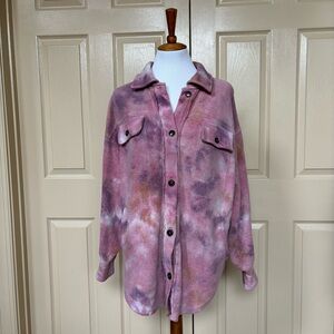 Free People Tie Dye Ruby Jacket